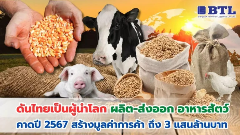 ไทยส่งออกอาหารสัตว์